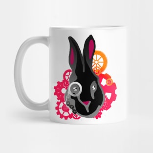 Dark Steampunk Rabbit Mug